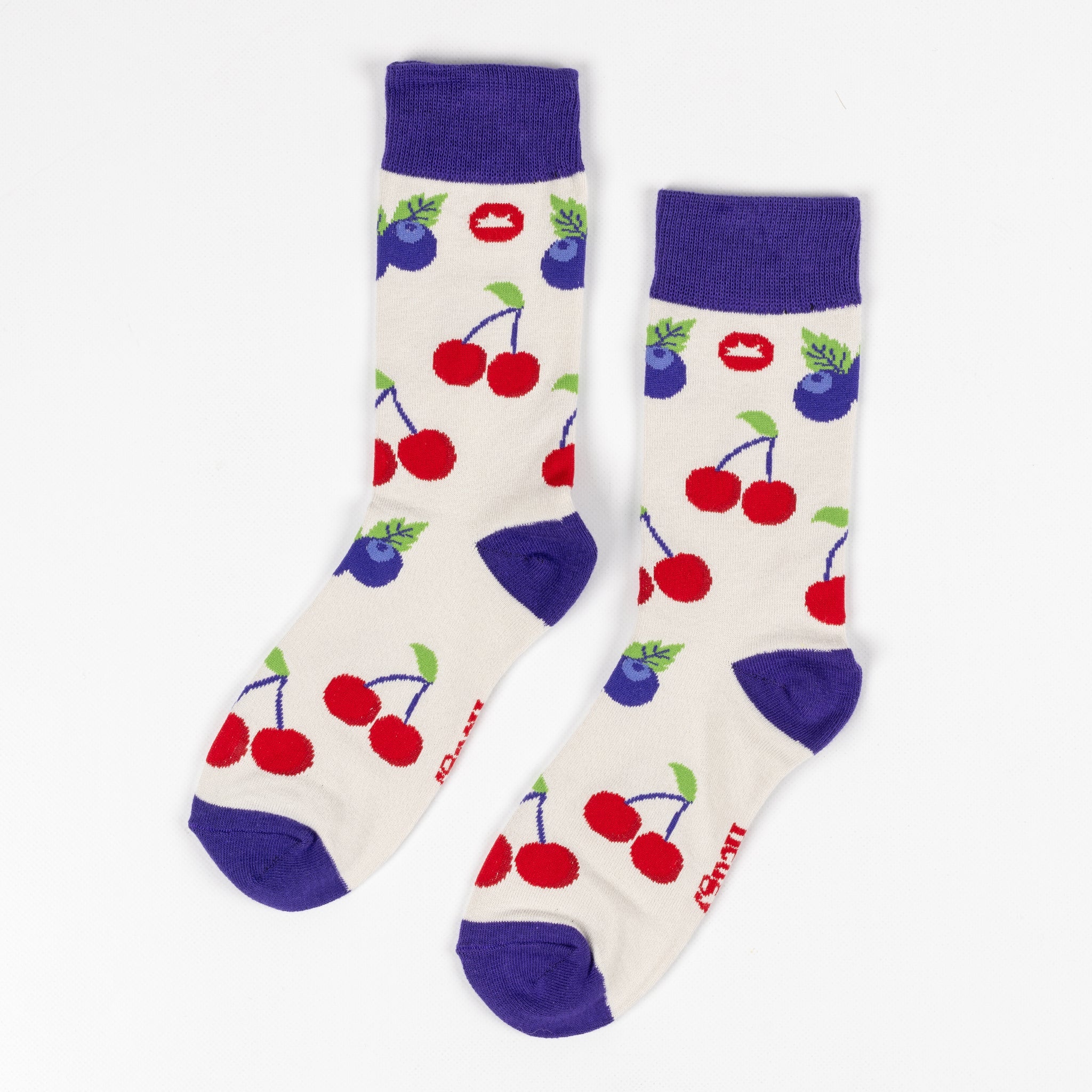 BLUEBERRY CHERRY BAMBOO SOCKS - We Are Hedgy