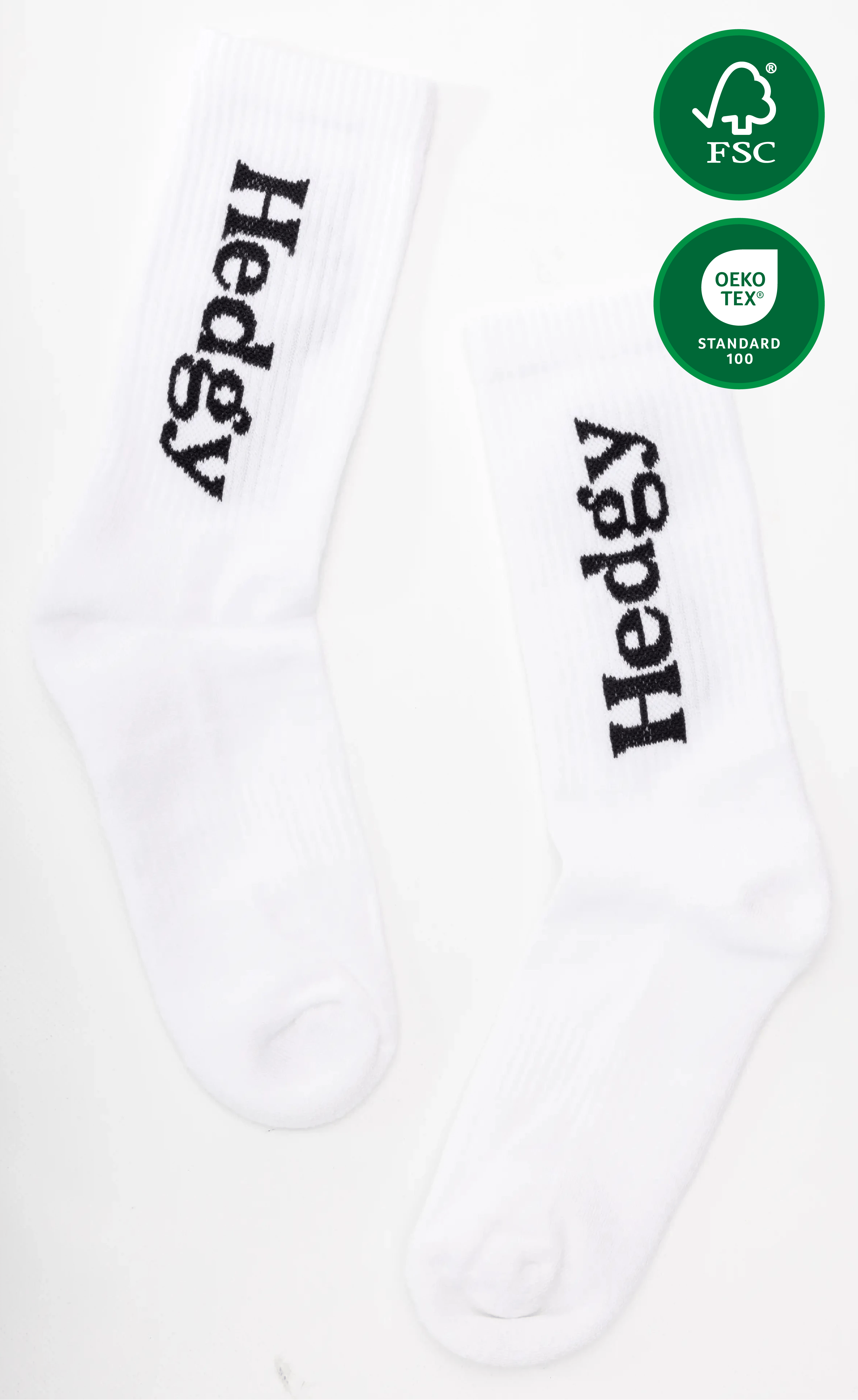 HEDGY WHITE BAMBOO SOCKS - We Are Hedgy